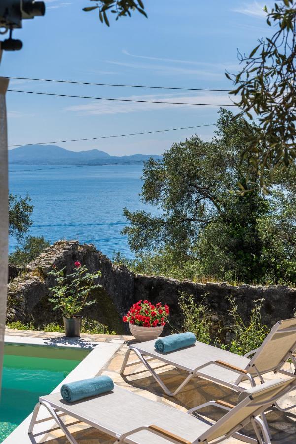 Alkinoi Seaview Villa With Private Pool By Konnect, Nisaki Nisaki  Exterior foto